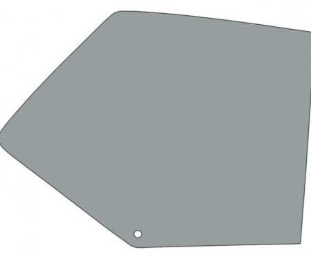 OER 1973-74 Nova 2 Door Coupe Quarter Window Glass Smoke Gray Tinted - RH NR4903Y