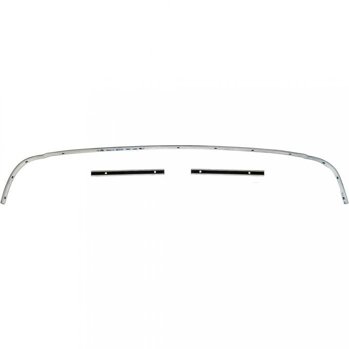 OER 1962-63 Chevy II/Nova, Convertible Top Rear Tack Strip Bow Set, 3-Piece CTS6263