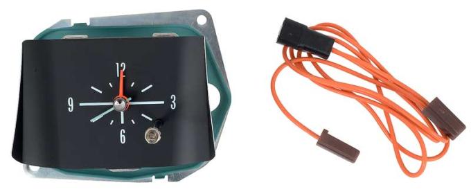 1966-67 Chevy II, Nova, In Dash Clock Assembly