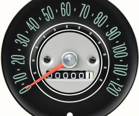 1965 Chevy II, Nova, In Dash Speedometer, 120 MPH