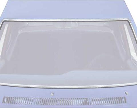 OER 1975-81 Nova, Apollo, Skylark, Omega, Ventura, Phoenix, Front Windshield Molding Set, 6 Piece Set N1448