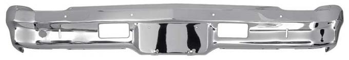 1974 Nova, Front Bumper, Chrome, without Impact Strip Holes