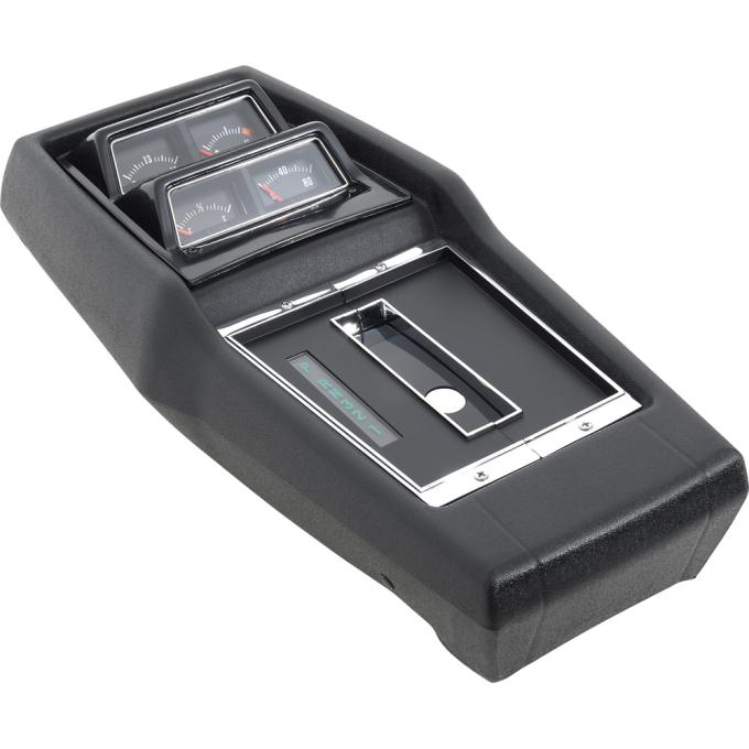 1968-72 Chevy II Nova, Console Assembly, AT Turbo, with Console Gauges, with Volt Gauge
