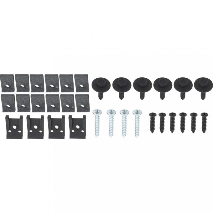 OER 1975 Chevrolet Nova, Front Grill Hardware, Set HWK248