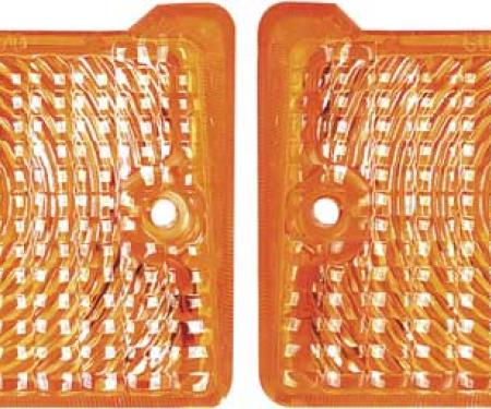 OER 1971-72 Nova Park Lamp Lenses Amber - Standard Replacement CM3061A