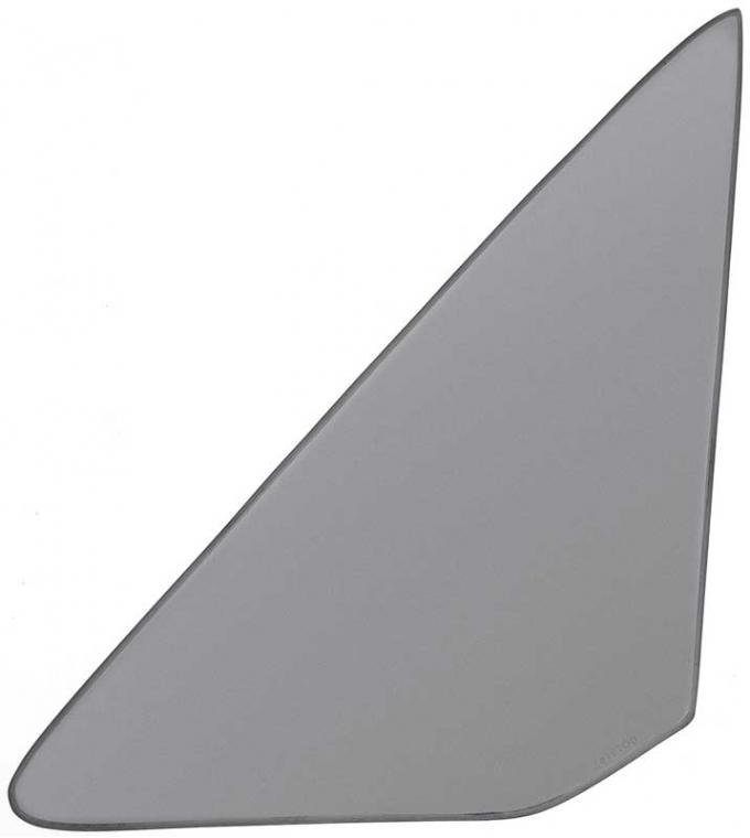 OER 1968-72 Chevy II / Nova / Ventura Coupe/Sedan Vent Glass, Smoke Gray, LH NR717Y