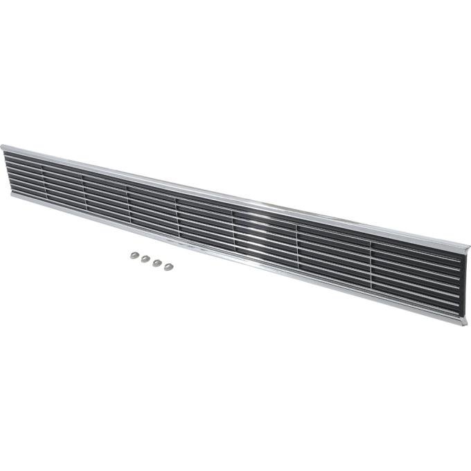 OER 1970-72 Chevy Nova, Rear Body Panel Molding, Standard Models, Die-Cast, Reproduction 8702426