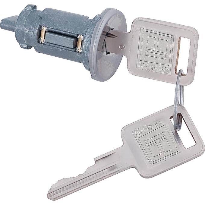 1966-67 GM Car, 1967-72 GM Truck, Ignition Lock Cylinder, With Pre-Coded Generic Keys 695450