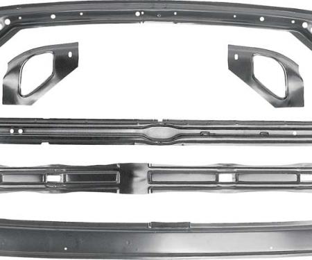 1966-67 Chevy II, Nova, Inner Roof Panel Brace Set, Hardtop, EDP Coated