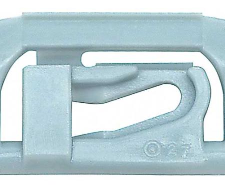 Redline Restomotive® 1975-1990 GM Car Light Green Nylon Molding Clip, 15.25mm x 30.5mm
