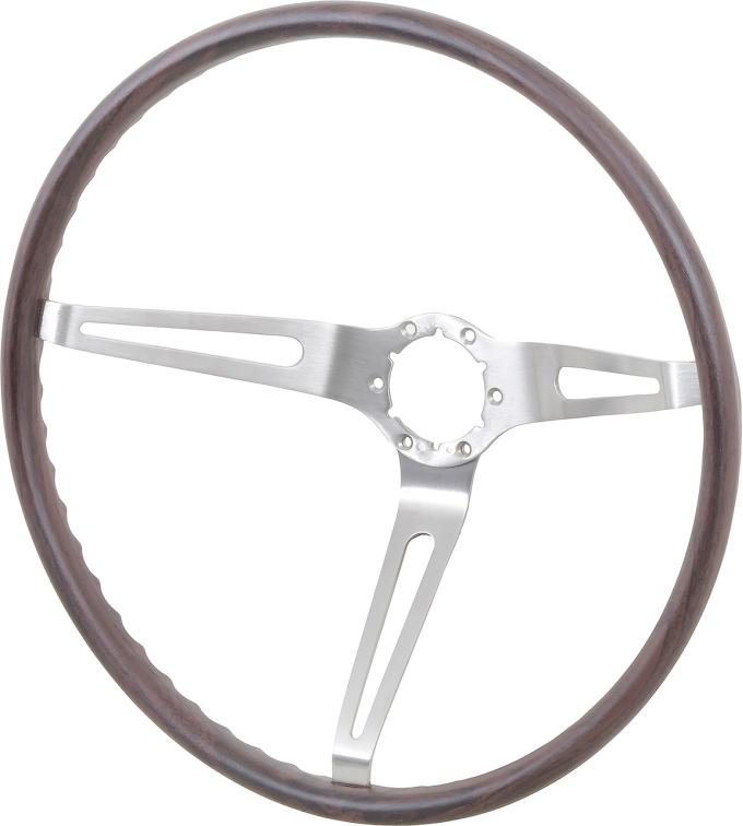 OER 1967-68 Chevrolet, Buick, Walnut Woodgrain Steering Wheel , 16" Diameter 4-1/4" Deep, N34 Option 9746195