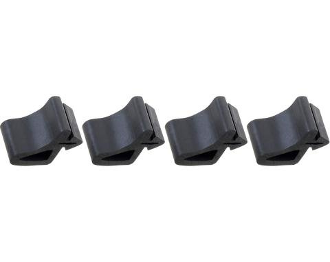 OER 1962-65 Chevy II, Nova, Hood Side Rubber Bumpers, 4 Piece Set 3790654