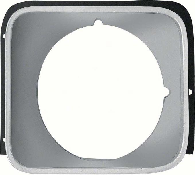 OER 1975-78 Nova LH Standard Headlamp Bezel (Silver ) 360627