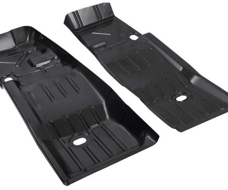 1968-76 Chevy II, Nova, GM X-Body, Floor Pan Set, with Toe Board, with Drain Holes, LH & RH, Pair