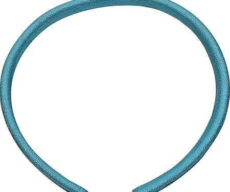 OER 1961-72 GM, Interior Door Jamb Windlace, 28" Long, Per Side, Aqua / Turquoise, Pair WL310003