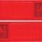 OER 1968-69 Chevy II, Nova, Rear Tail Light Lens, Pair, GM Licensed K1040