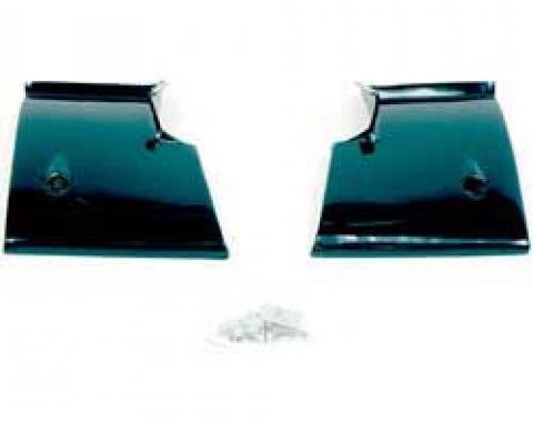 OER 1968-72 Nova Rear Window Lower Corner Moldings-Pair K916