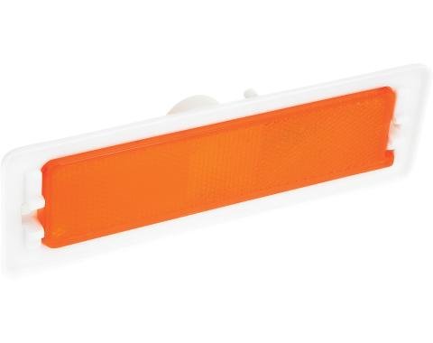 OER 1975-79 Nova, Ventura, Omega, Skylark, Phoenix, Front Fender Side Marker Lamp , Amber Lens, Each 912100