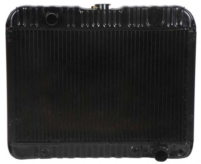 OER 63-67 Nova V8 283/327 W/AT Radiator 4 Row LH Inlet Recessed Side Brckts (15.5" X 23.5" X2-5/8" Core) CRD1324A
