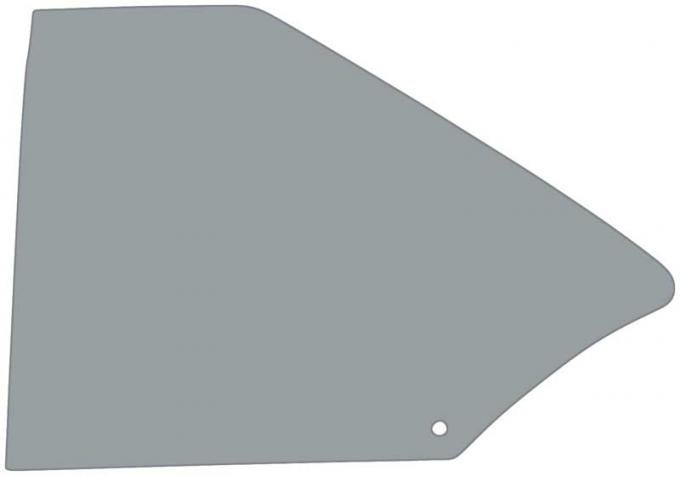 OER 1968-72 Chevy II / Nova 2 Door Coupe Quarter Window Glass Smoke Gray Tinted - LH NR713Y