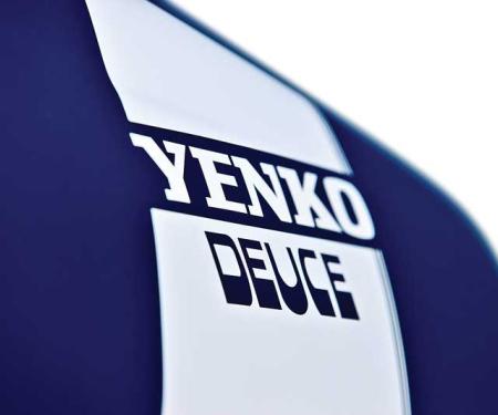 OER 1970 Chevrolet Nova, Yenko Deuce Stripe Set, Fender, Door, Quarter Panel, White Stripes 14465