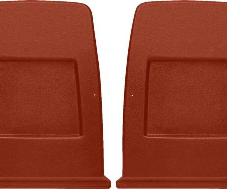 OER 1971-78 Camaro, Firebird, 1973-79 Nova, Bucket Seat Back Panels, Red, Pair, Various Models K7102
