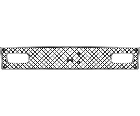 1976-78 Chevrolet Nova, Front Grill, Super Sport, Rally, Diamond Pattern, Black