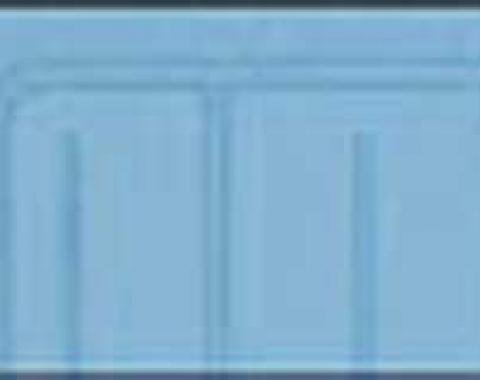 OER 1962-64 Chevy II / Nova Light Blue 2 Piece (Full Front / Full Rear) OE Style Rubber Floor Mat Set M62003