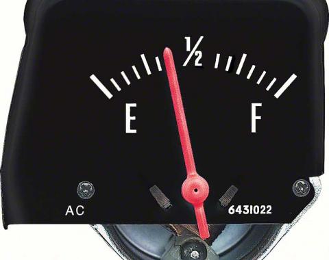 OER 1968-76 Black Console Fuel Gauge 6431582