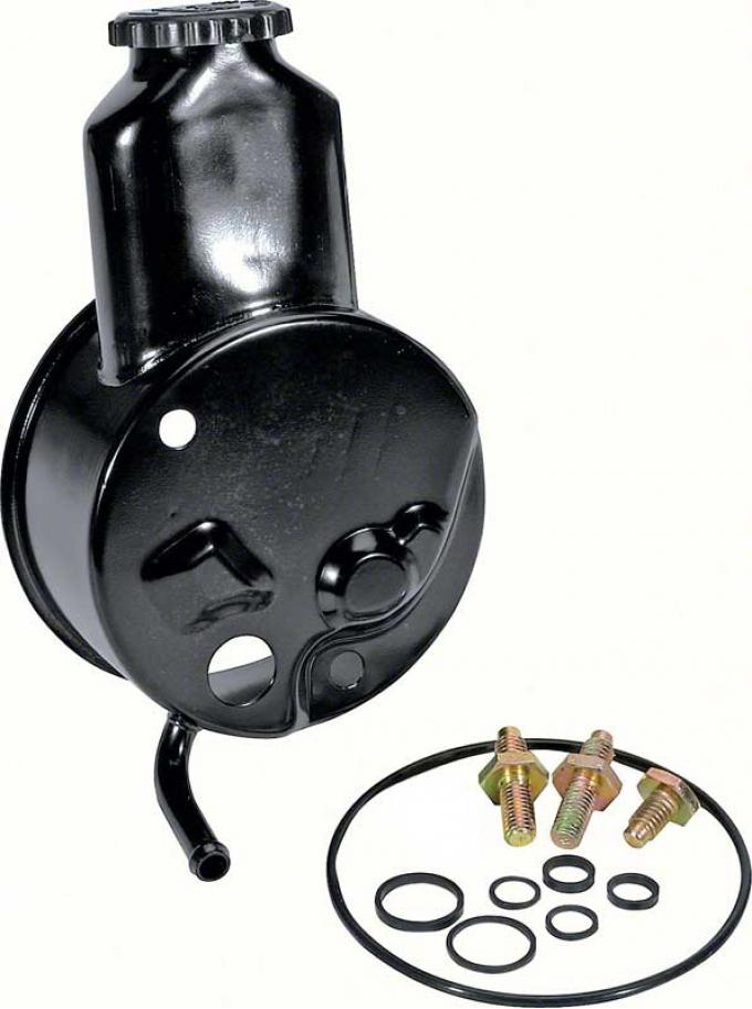 OER 1969 Power Steering Reservoir Big Block Long Water Pump Black 7806439