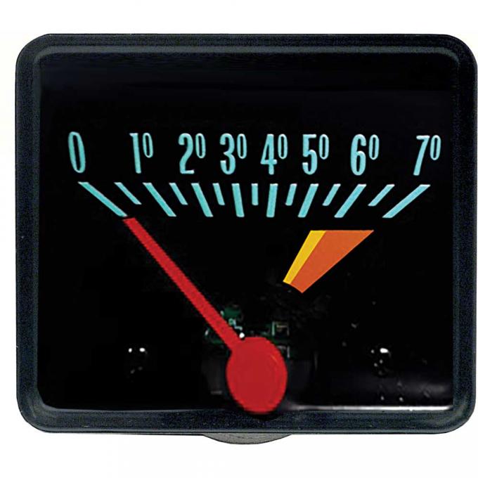 OER 1969 Nova, In Dash Tachometer, 6000 Redline, Light Green Numbers 6469362