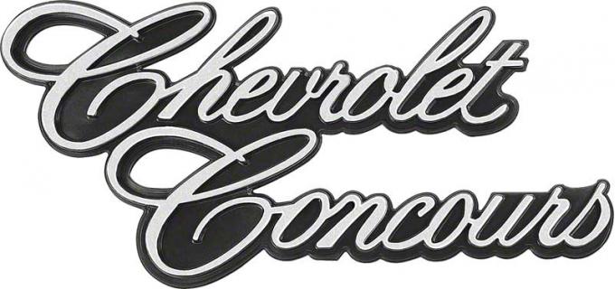 OER 1977 Nova "Chevrolet Concours" Trunk Lid Emblem 20014406