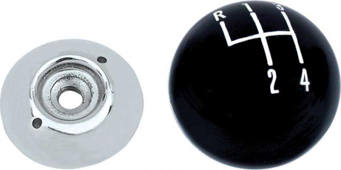 OER Black 4-Speed Shift Knob with 5/16"-18 SAE Thread 3921147B