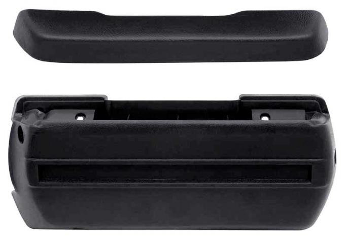 OER 1968-72 Standard Black Front Arm Rest Kit *R4901