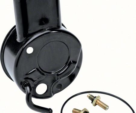 OER 1969 Power Steering Reservoir Small Block (Black Powder Coat) Long Water Pump 7806532