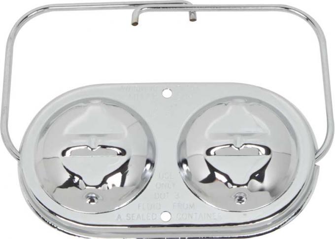 OER Chrome Dual Master Cylinder Cover T9334