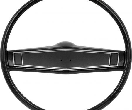 OER 1969-70 Steering Wheel Kit - Black - Black Steering Wheel Shroud *R3492