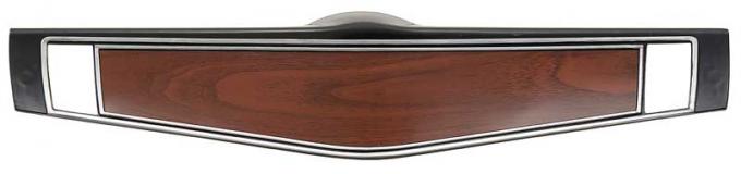 OER 1969-70 Cherrywood Steering Wheel Shroud With Silver Trim 3972735