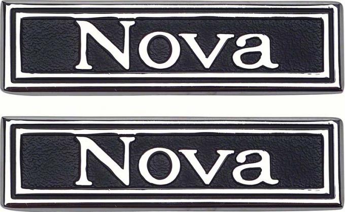 OER 1969-72 "Nova" Custom Interior Door Panel Emblems 7790751