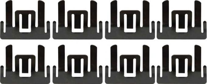 OER 1962-65 Chevy II / Nova Upper/Side Windshield Reveal Molding Clips Set Of 8 13940