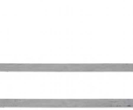 OER 1973-75 Nova, 1974-75 Camaro / Firebird Stainless Steel Fuel Tank Mounting Straps FT1102B