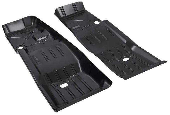 1968-76 Chevy II, Nova, GM X-Body, Floor Pan Set, with Toe Board, with Drain Holes, LH & RH, Pair