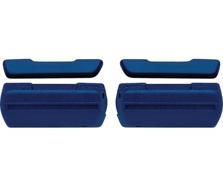 1968-72 Standard Dark Blue Front Arm Rest Kit