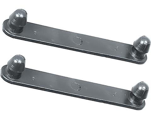 Front Fender Wire Harness Straps, 2-1/4" Long, Black Nylon