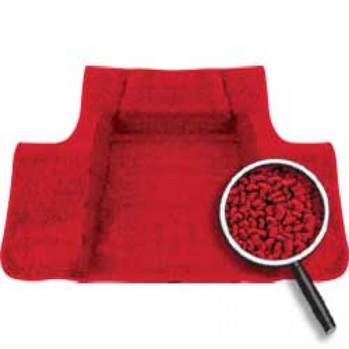 OER 1968-72 Nova Superior Red Molded Loop Trunk Carpet 531491502