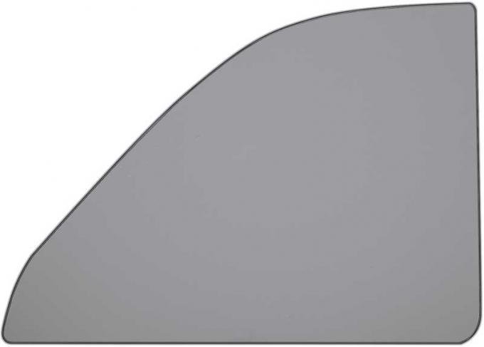 OER 1962-63 Chevy II / Nova Convertible Quarter Window Smoke Gray Tinted - LH Or RH NR744Y