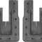 1966-67 Chevy II, Nova, Quarter Window Door Jamb Seals, wih Screws, Pair