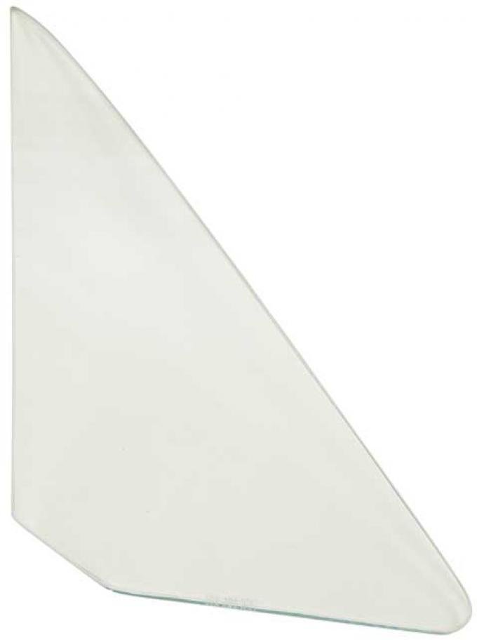 1968-72 Chevy II, Nova, Ventura, Door Vent Glass, Coupe & Sedan, Clear Glass, RH Passenger Side