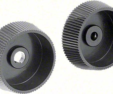 1967-68 Camaro, Impala, 1967-69 Firebird, Radio Tone Control Knobs, Tone and Fader, Mono Radio, Pair