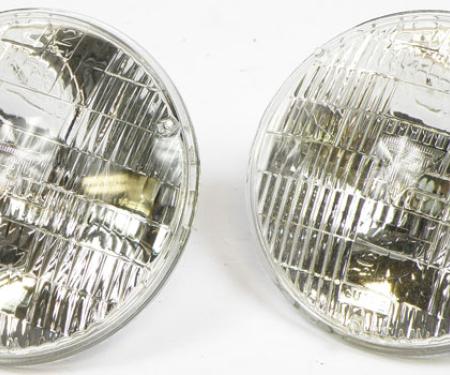 OER 1956-69 "T3" Logo Headlamp Bulbs, 7" Diameter, LH and RH T3HBC1